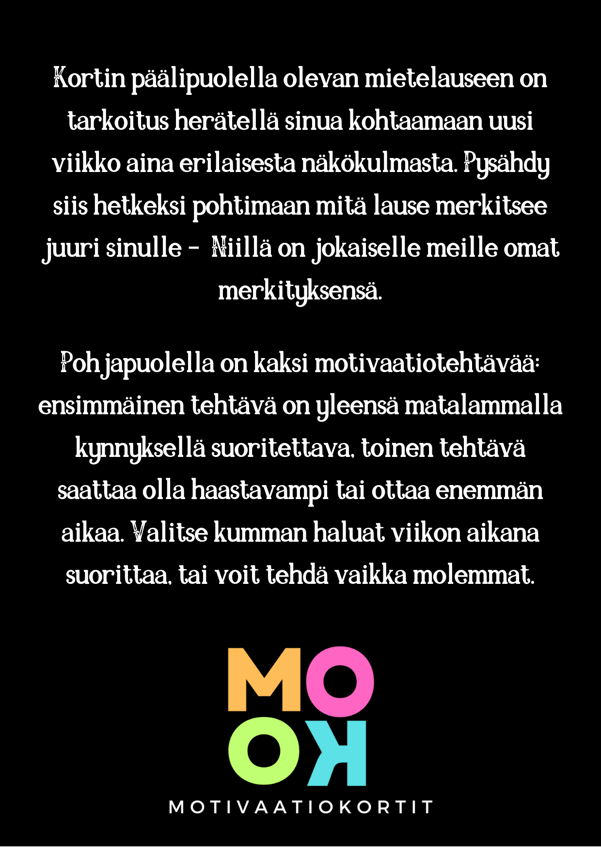 Motivaatiokortit - digikortit