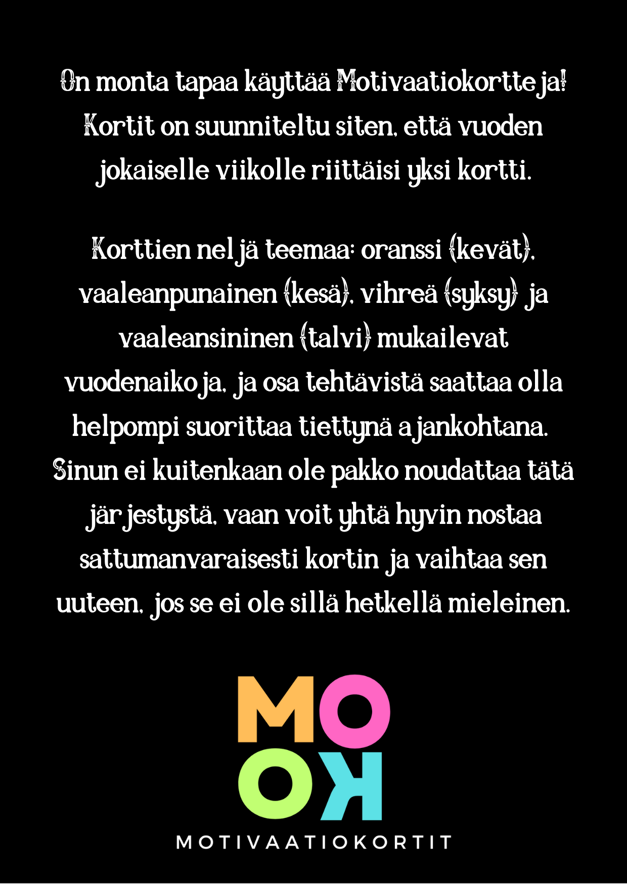 Motivaatiokortit - digikortit